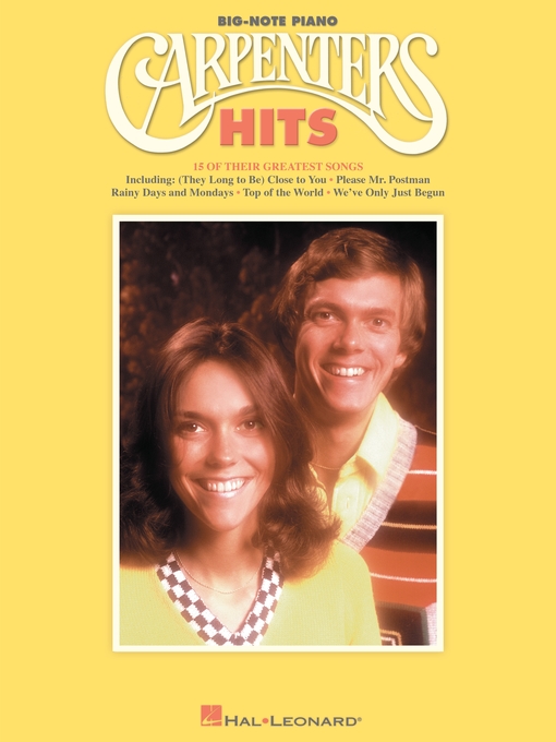 Title details for Carpenters Hits (Songbook) by Carpenters - Available